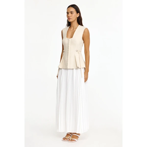 Acler Delny Dress in Pebble, view 2