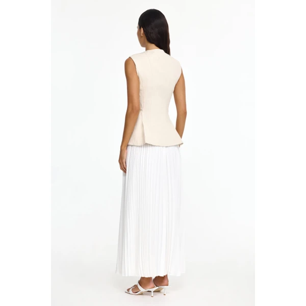 Acler Delny Dress in Pebble, view 3