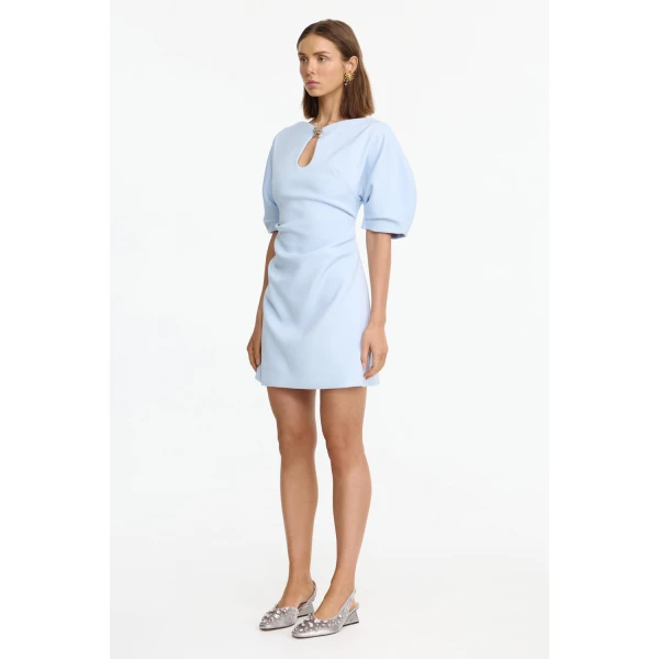 Acler Dingsey Mini Dress in Bluestar, view 2