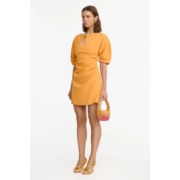 Acler Dingsey Mini Dress in Clementine, view 2