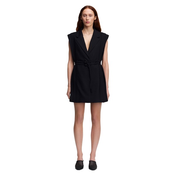 Acler Dodlee Vest Dress in Black