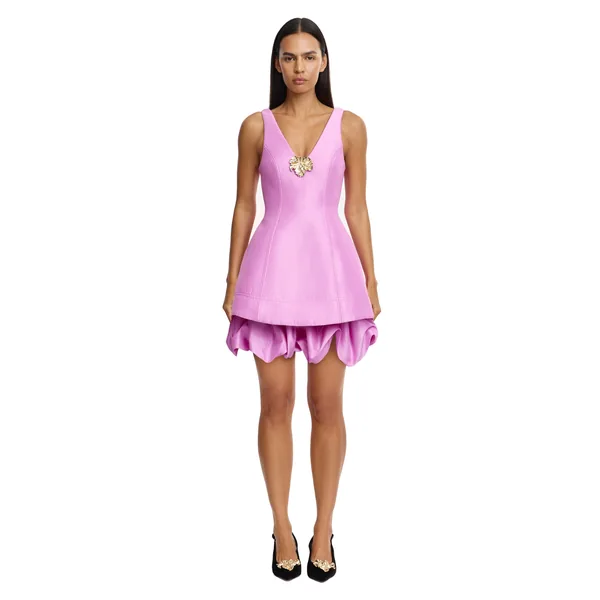Acler Dorval Mini Dress in Zinnia Pink