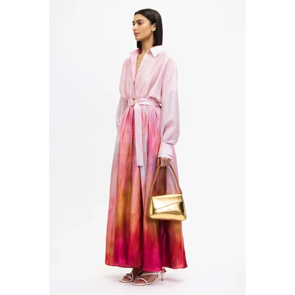 Acler Driften Maxi Dress in Mimosa Sunrise, view 2