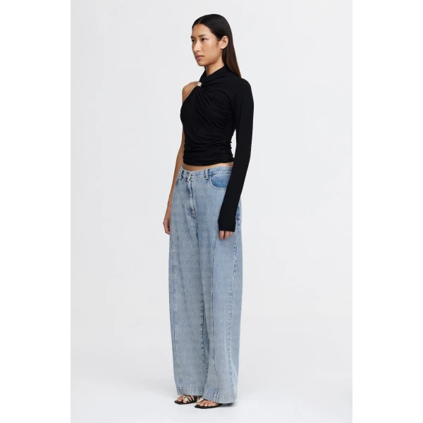 Acler Durford Jean in Powder Blue Wash, view 2