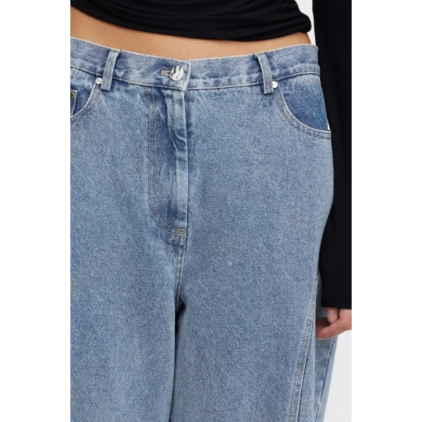 Acler Durford Jean in Powder Blue Wash, view 4