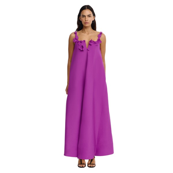 Acler Eastgreen Maxi Dress in Mulberry