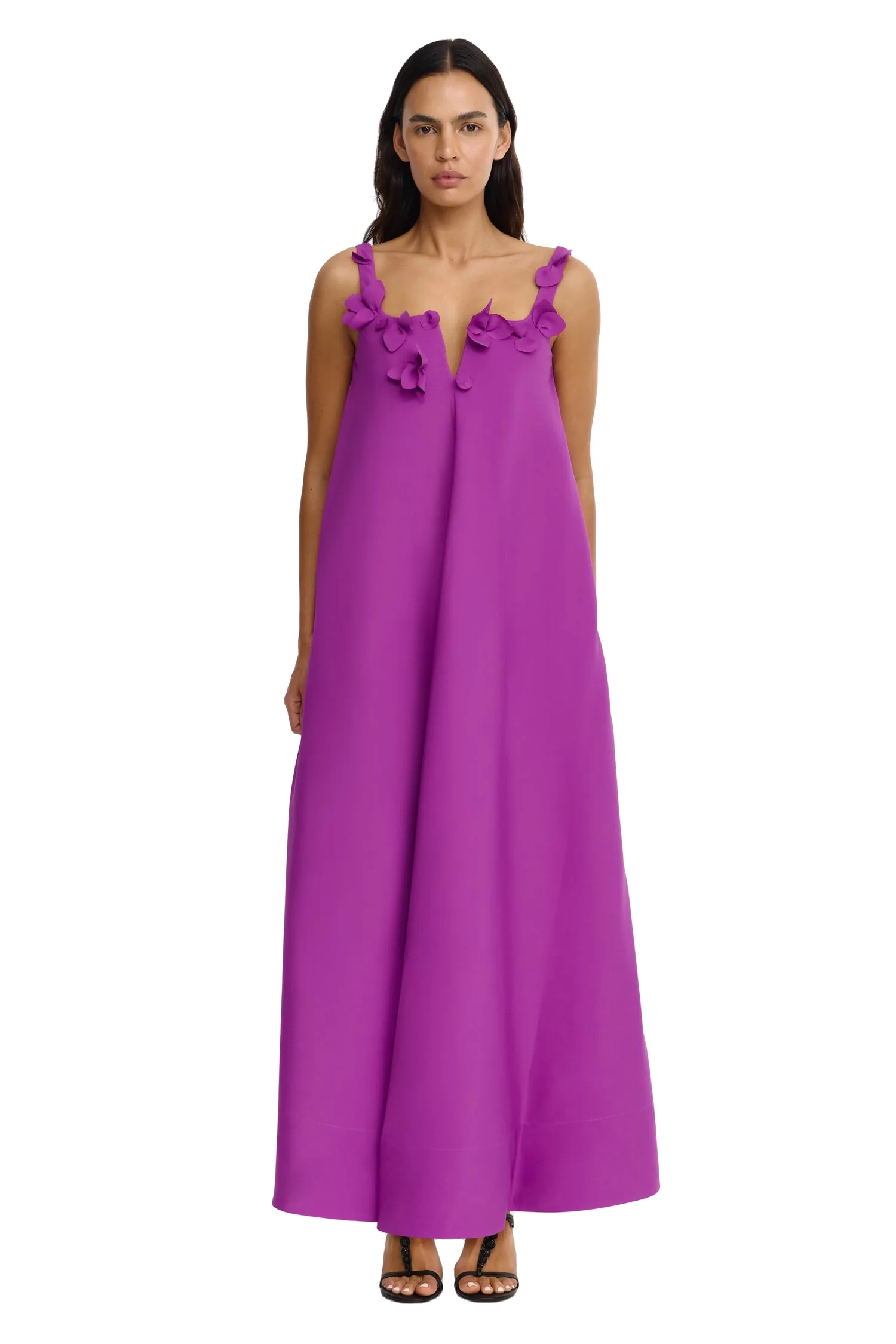 Acler Eastgreen Maxi Dress in Mulberry, Purple Dresses