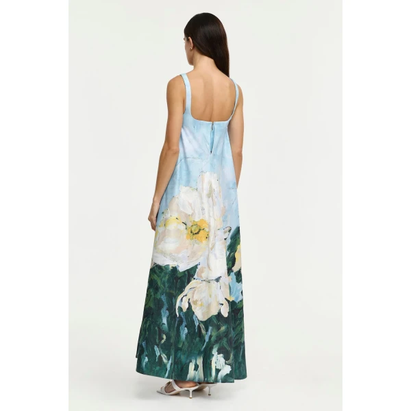 Acler Eastgreen Maxi Dress in Poppy Reverie, view 3