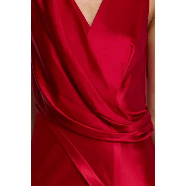 Acler Eastoncroft Maxi Dress in Garnet, view 4