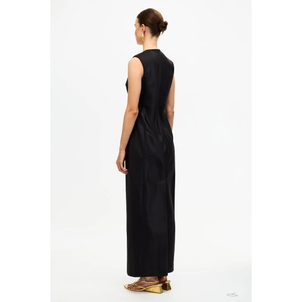 Acler Eastonhill Maxi Dress in Black, view 3