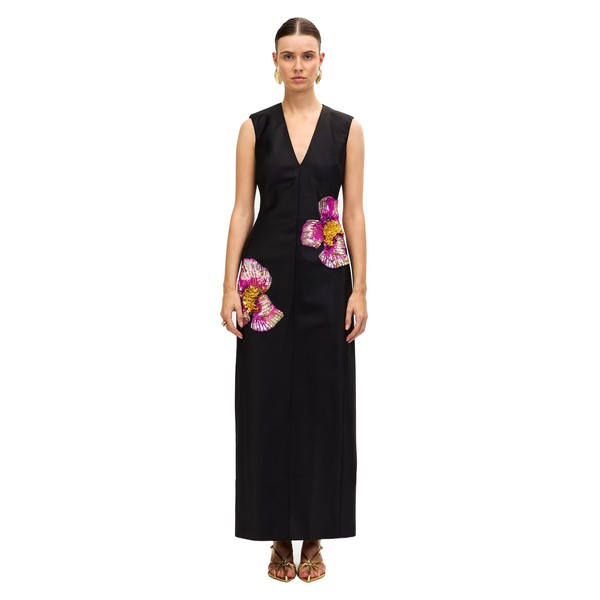 Acler Eastonhill Maxi Dress in Black