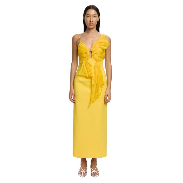 Acler Ellicombe Midi Dress in Daffodil