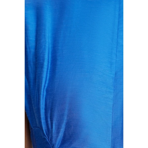 Acler Emery Midi Dress in Cobalt Blue, view 4