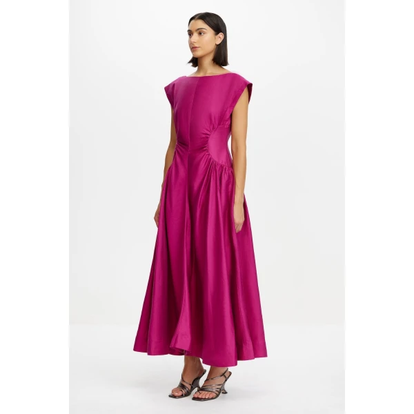 Acler Emery Midi Dress in Iris, view 2