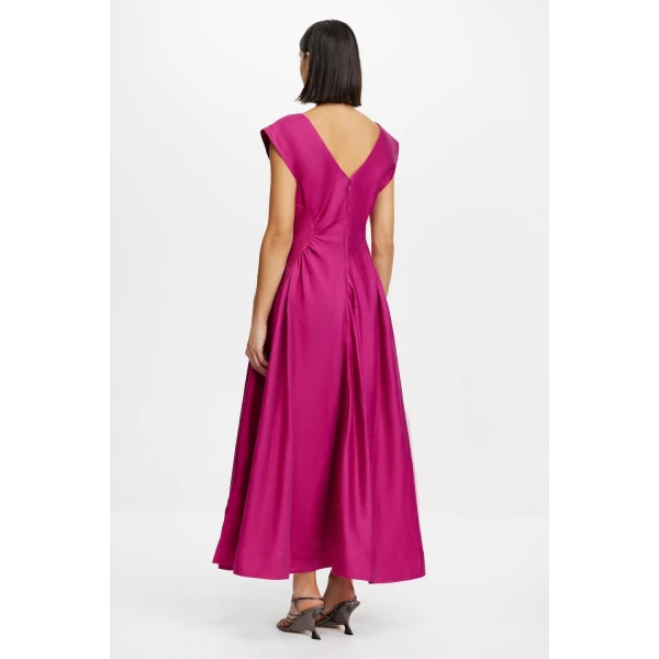 Acler Emery Midi Dress in Iris, view 3