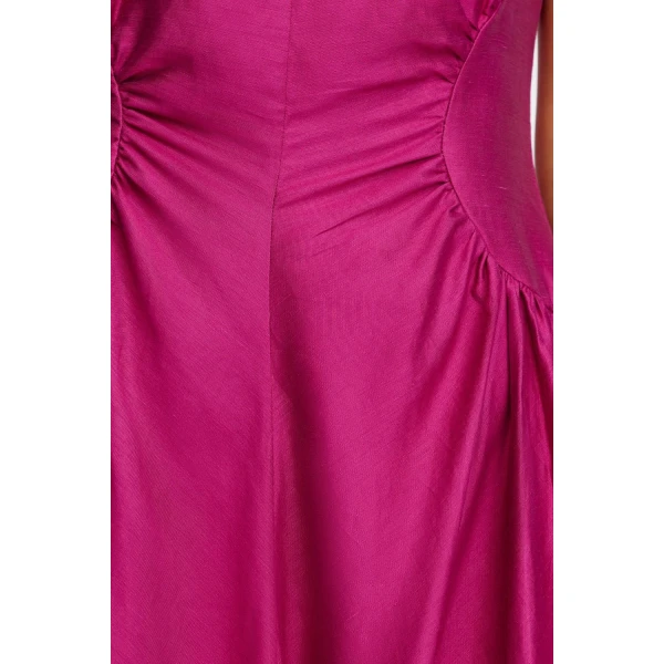 Acler Emery Midi Dress in Iris, view 4