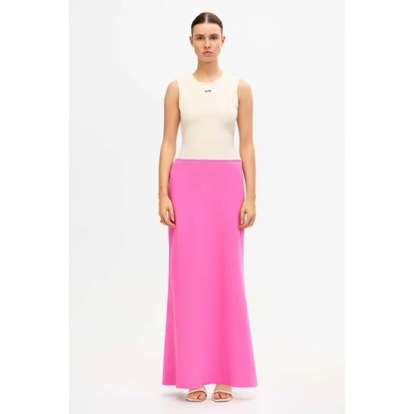 Acler Esher Maxi Dress in Bubblegum, view 6