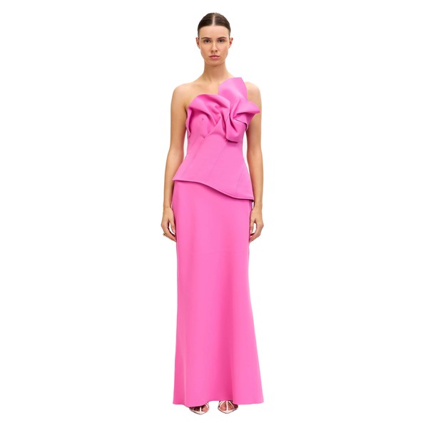 Acler Esher Maxi Dress in Bubblegum