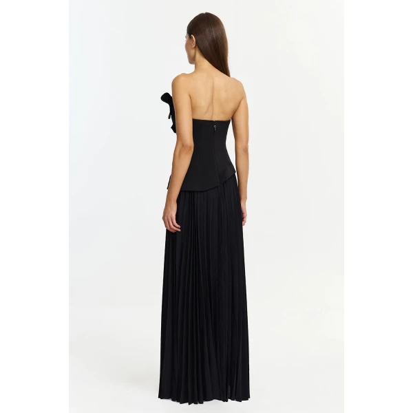 Acler Esherly Maxi Dress in Black, view 3