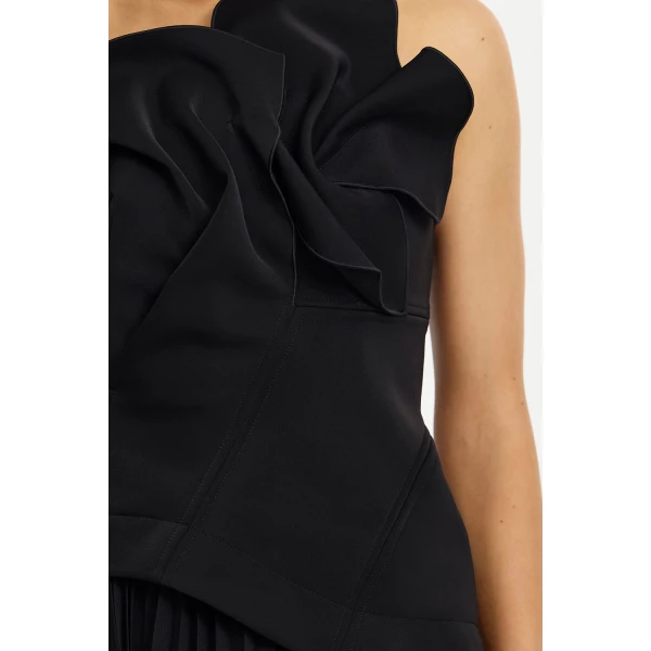 Acler Esherly Maxi Dress in Black, view 4