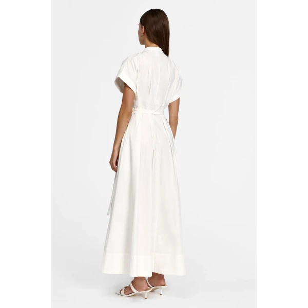 Acler Espley Maxi Dress in Ivory, view 3