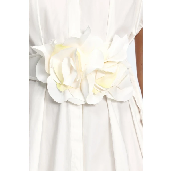 Acler Espley Maxi Dress in Ivory, view 4