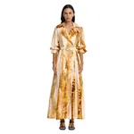 Acler Evehill Maxi Dress in Opal Abstract