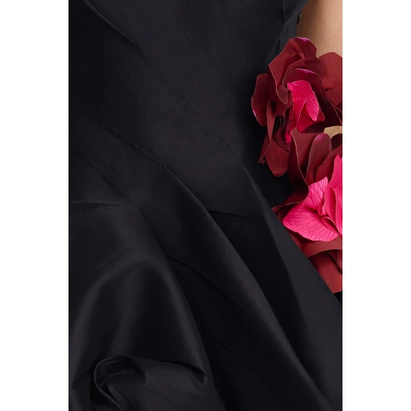 Acler Falldon Mini Dress in Black, view 4