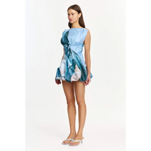 Acler Falldon Mini Dress in Festivus, view 2