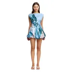 Acler Falldon Mini Dress in Festivus