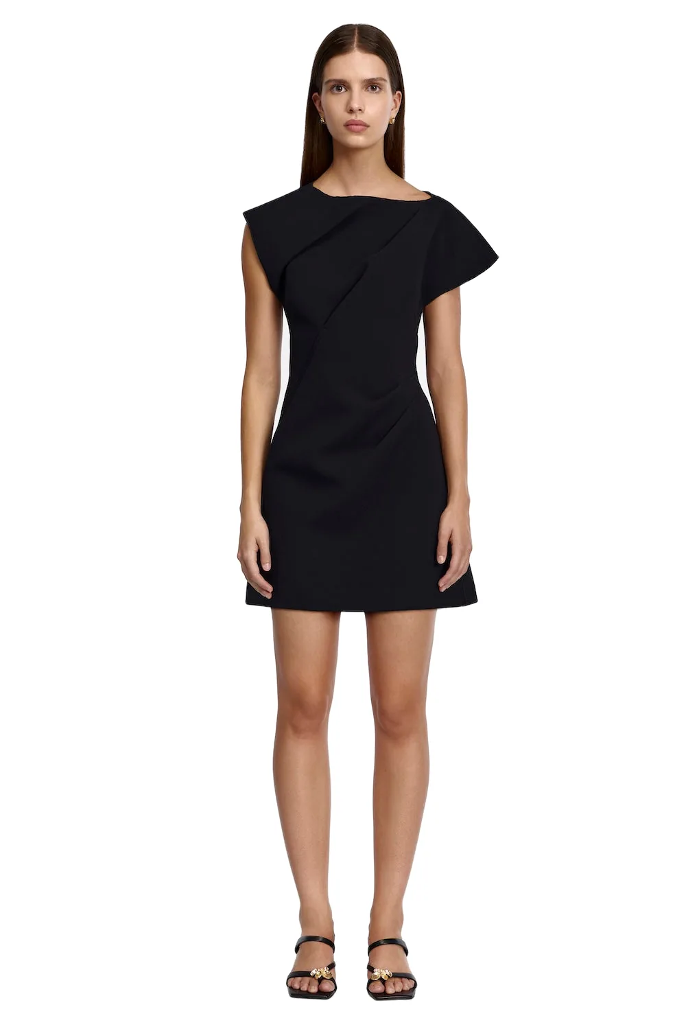 Acler Fencott Mini Dress in Black, Black Dresses
