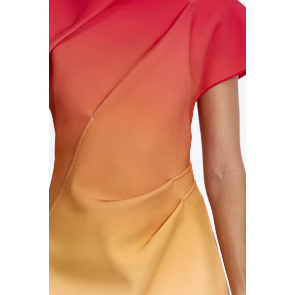 Acler Fencott Mini Dress in Tropical Breeze, view 4