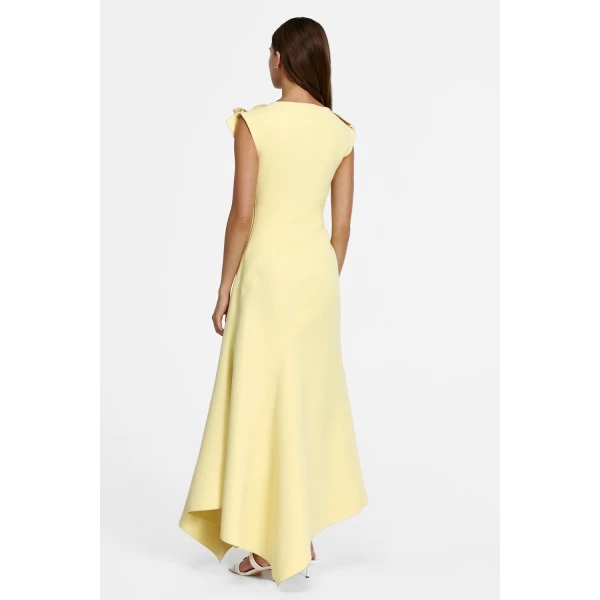Acler Filton Maxi Dress in Lemon Sorbet, view 3