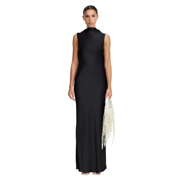 Acler Fleeden Maxi Dress in Black