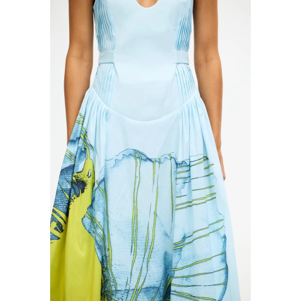 Acler Flosh Maxi Dress in Dayflower, view 4