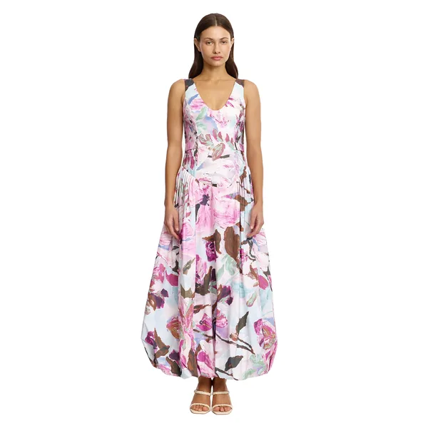 Acler Flosh Maxi Dress in Wild Wisteria