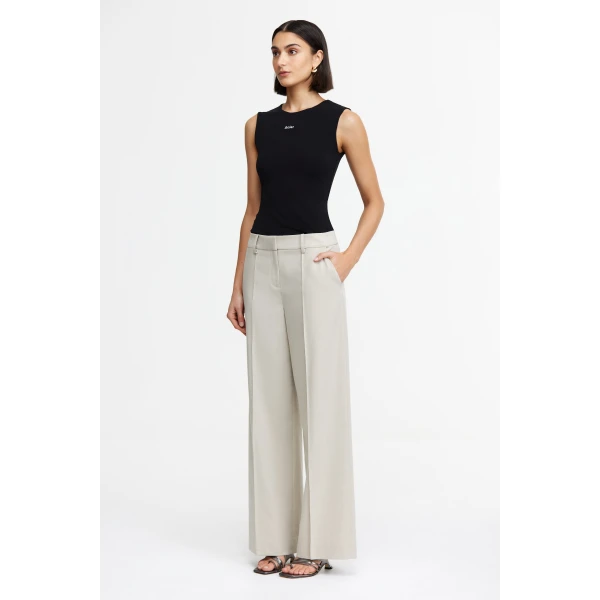 Acler Folie Pant in Light Pewter, view 2
