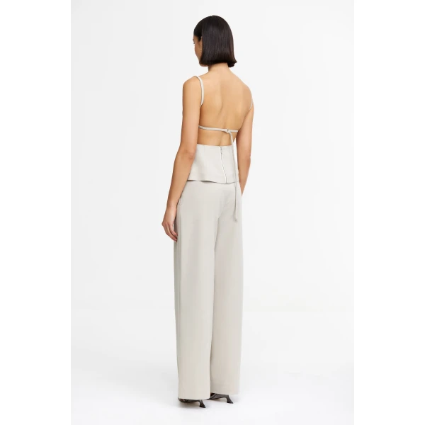 Acler Folie Top in Light Pewter, view 3