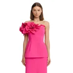 Acler Frant Top in Magenta