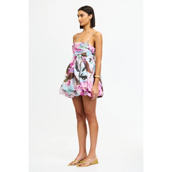 Acler Frian Mini Dress in Wild Wisteria, view 2