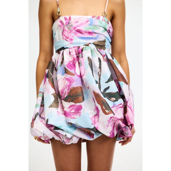 Acler Frian Mini Dress in Wild Wisteria, view 4
