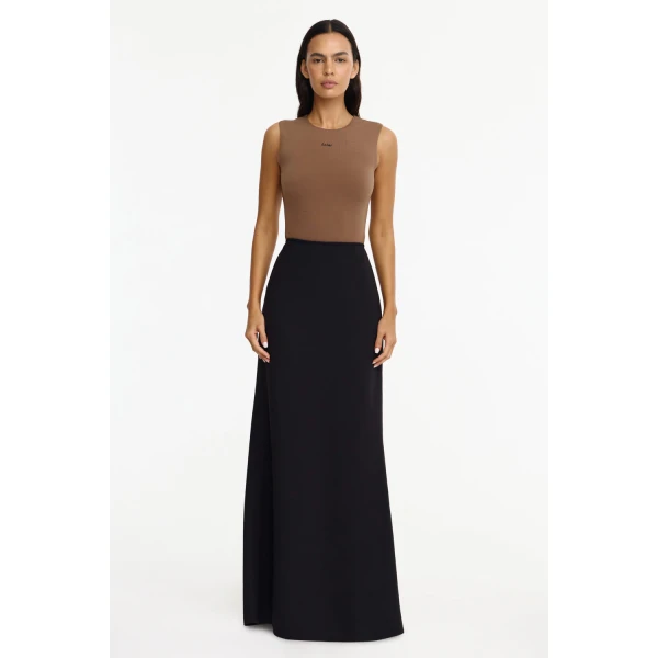Acler Garlands Maxi Skirt in Black, view 2
