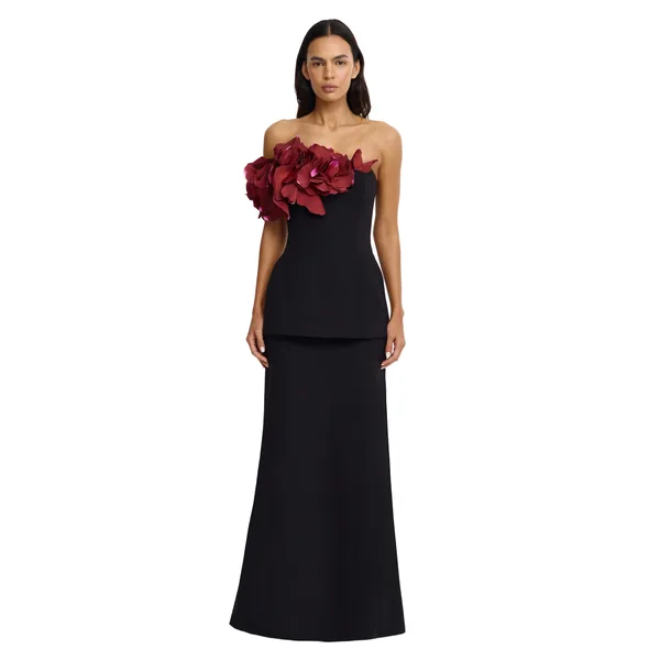 Acler Garlands Maxi Skirt in Black