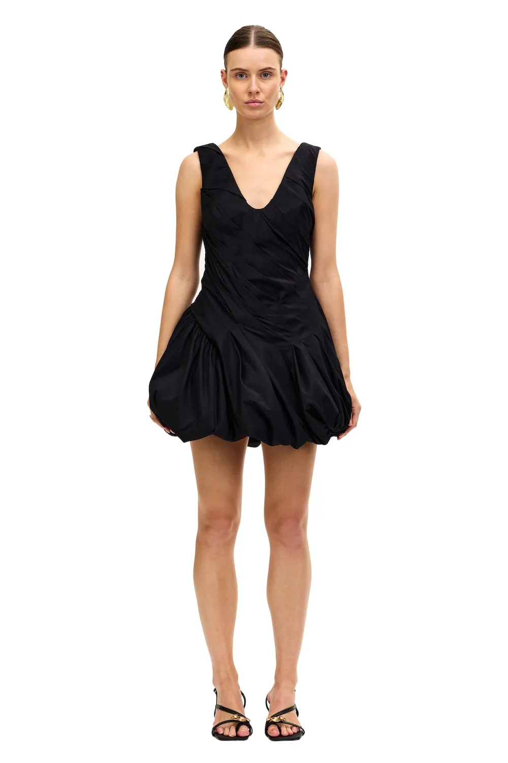 Acler Gerrans Mini Dress in Black, Black Dresses