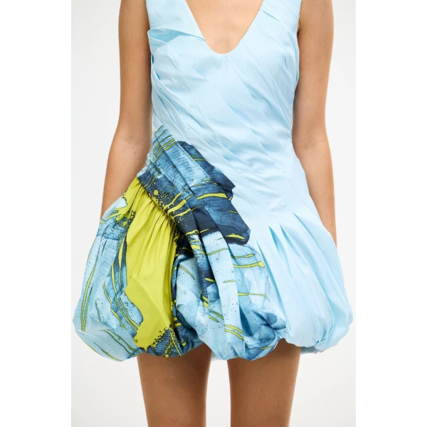 Acler Gerrans Mini Dress in Dayflower, view 4