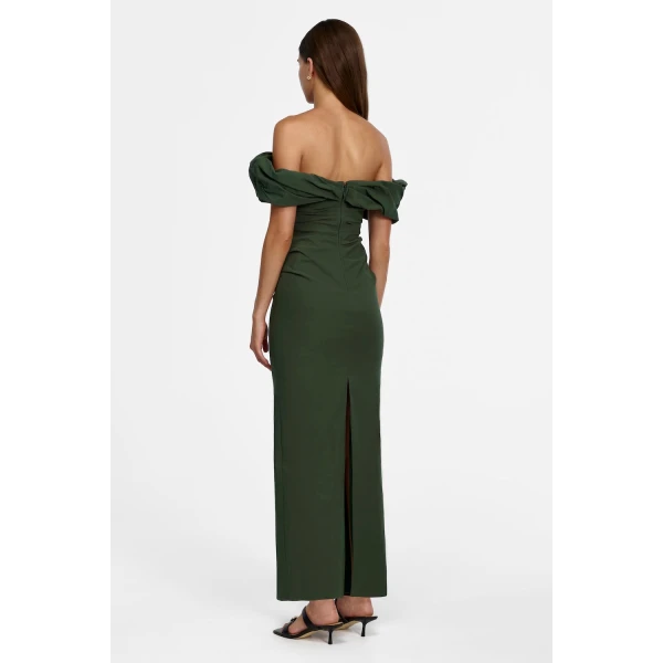 Acler Gifford Maxi Dress in Fern Green, view 3