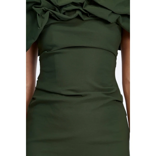 Acler Gifford Maxi Dress in Fern Green, view 4