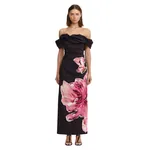 Acler Gifford Maxi Dress in Garnet Magnolia