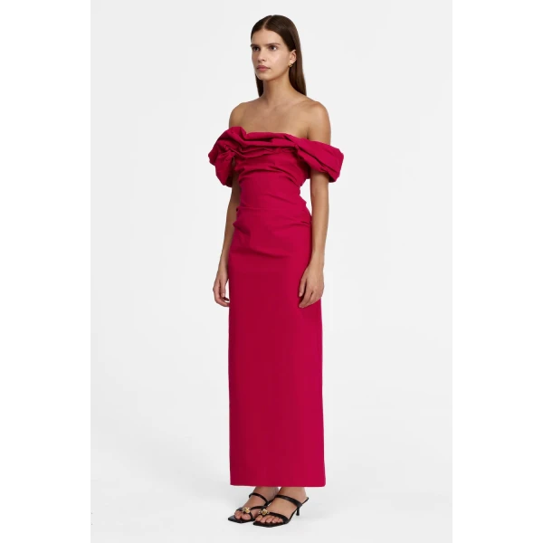 Acler Gifford Maxi Dress in Orchid Pink, view 2