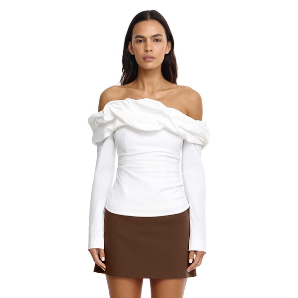 Acler Gifford Top in Ivory